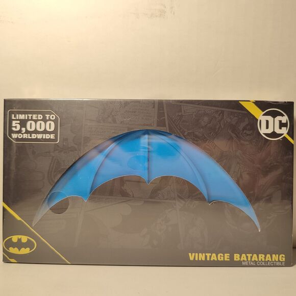 Batman Limited Edition Batarang Official DC Comics Collectible Figurine - Picture 1 of 4